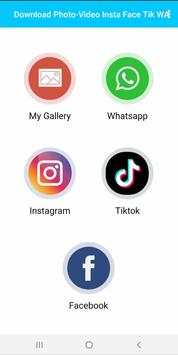 Download Photo-Video Tiktok, Facebook Insta, WA screenshot 1