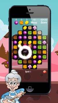 Happy Granny : Candy Match 3 Puzzle скриншот 5