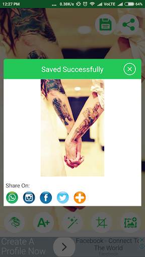 Tattoo Editor For Men 8 تصوير الشاشة
