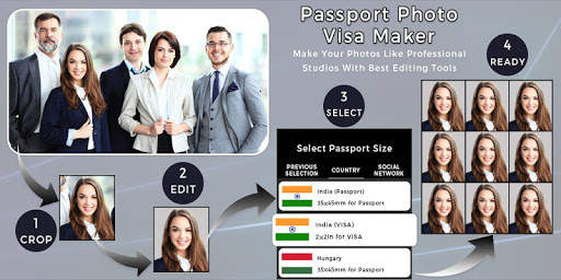 Passport Visa Photo Maker - Passport Photo Creator 1 تصوير الشاشة