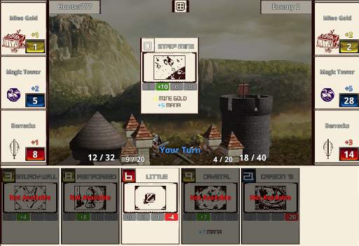 King of the Tower - card game screenshot 2