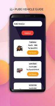 Guide for PUBG vehicle & info Battlegrounds pro screenshot 2