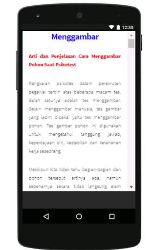 Psikotes Terbaru (Lengkap & Praktis) screenshot 4