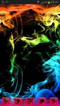 GOLauncher Theme rainbow smoke screenshot 3