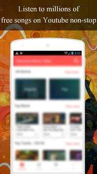 Free stream music player for YouTube screenshot 1