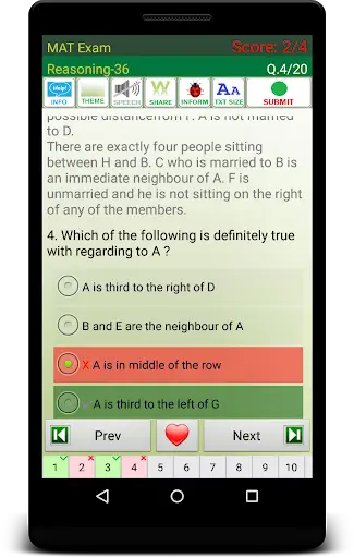 MAT Exam screenshot 3