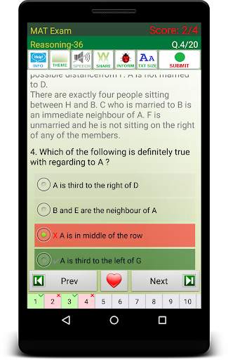 MAT Exam screenshot 3