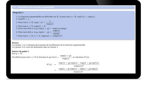 Maths TS : Fonction exponentielle screenshot 9