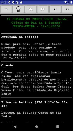 Navegador Liturgia Diária screenshot 3