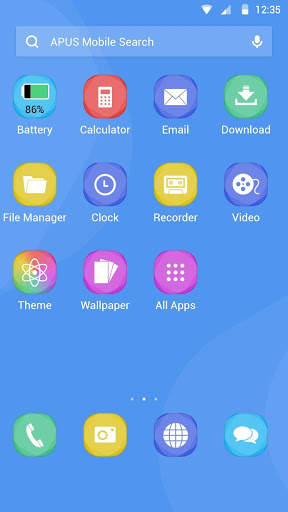 Colorful|APUS Launcher theme screenshot 2