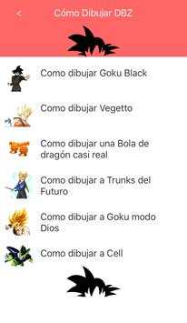 Como dibujar DBZ Paso a Paso screenshot 2