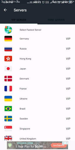 Blue VPN/ free proxy network screenshot 4