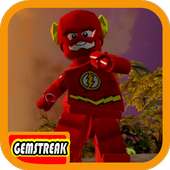 Gemstreak Lego Flash Super Heroes logo