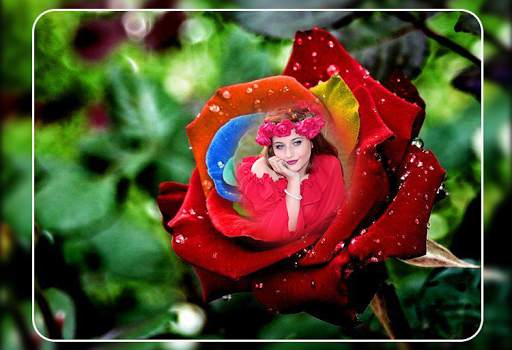 Flower Photo frame - Flower Crown Photo Editor screenshot 1