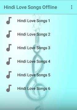 Hindi Love Songs Offline screenshot 1