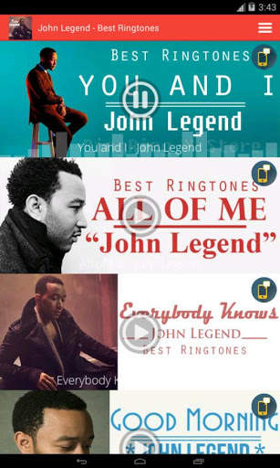 John Legend - Best Ringtones screenshot 1