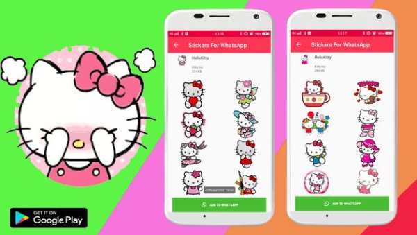 WA Pink Sticker HeloKitty - WAStickerApps screenshot 1