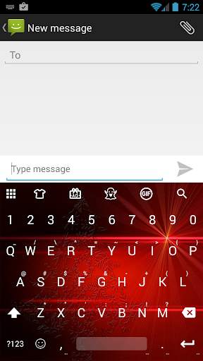 Emoji Keyboard Christmas Red screenshot 4
