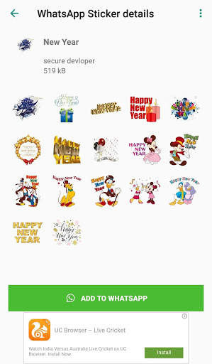 New Year Sticker for Whatsapp - WAStickerApps screenshot 6