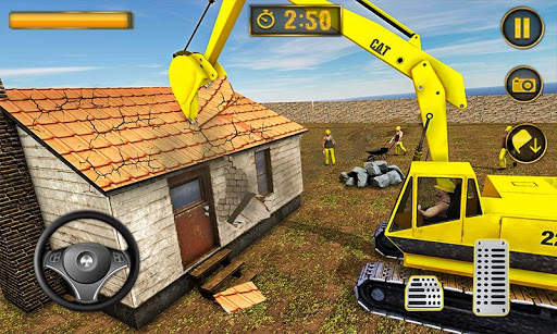 Wrecking Crane Simulator 2019: House Moving Game screenshot 1