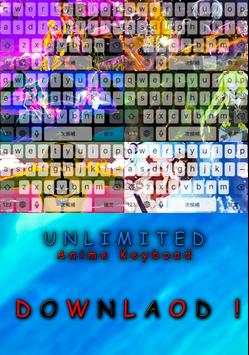 Keyboard Théme Anime 2018 screenshot 1