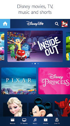 DisneyLife - Watch Movies & TV screenshot 1
