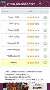 French TV Channels screenshot 1