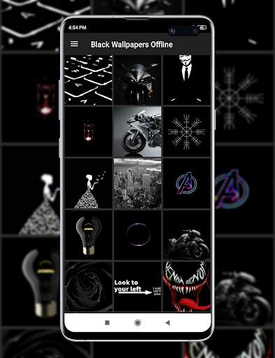 Black Wallpapers Offline screenshot 7