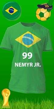 World Football Cup T-Shirt Maker with Name 2018 screenshot 3