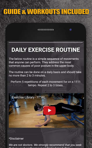 Posture Guide & Workouts screenshot 1