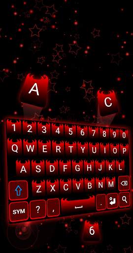 Evil Red Keyboard स्क्रीनशॉट 1