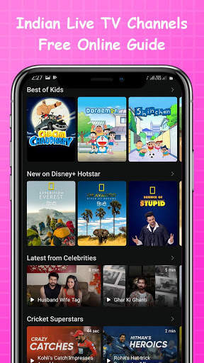 Indian Live TV Channels Free Online Guide screenshot 5