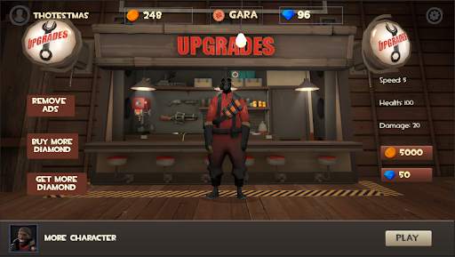 Heroes Strike PvP: Classes of the fortress screenshot 5