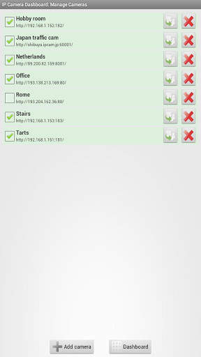 IP Camera Dashboard screenshot 2