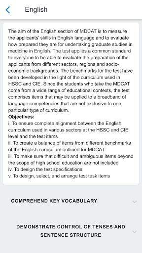 MDCAT Syllabus screenshot 4