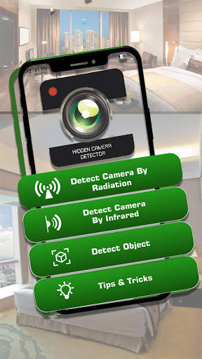 Hidden camera detector: IR spy camera finder 2021 screenshot 1