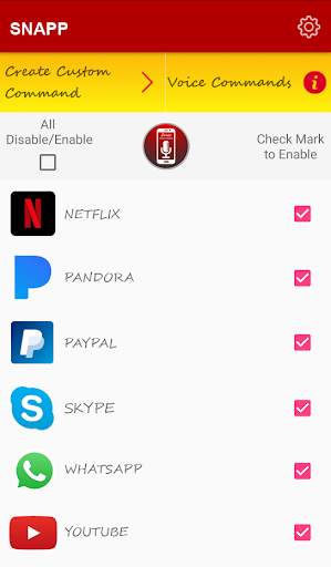 SNAPP - Voice Control screenshot 2
