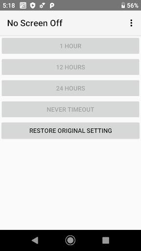 No Screen Off /Display Timeout screenshot 2