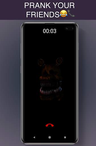 Call with Freddy - Prank fake call Simulator 🐻 screenshot 4