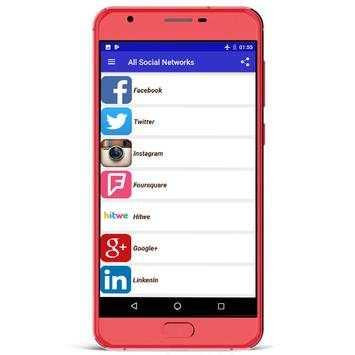 All in one App - Emails & Social Networks screenshot 2