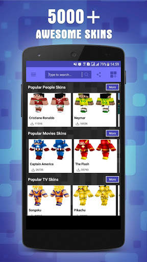 Skins for Minecraft PE screenshot 1