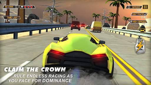 Carreras de coches de tráfico screenshot 28