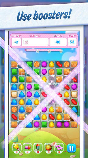 Sweet Candy Yummy 🍮 Color Match Crush Puzzle screenshot 3