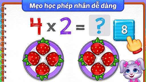Trò chơi học toán phép nhân screenshot 3