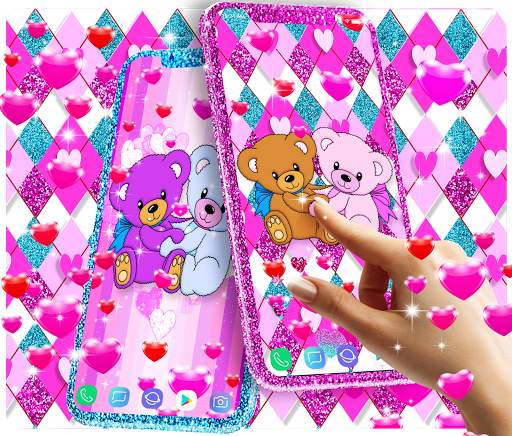 Teddy bear live wallpaper screenshot 2