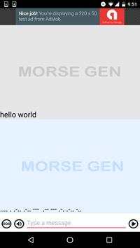 Morse Gen screenshot 2