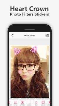 Heart Crown Photo Filters Stickers screenshot 3