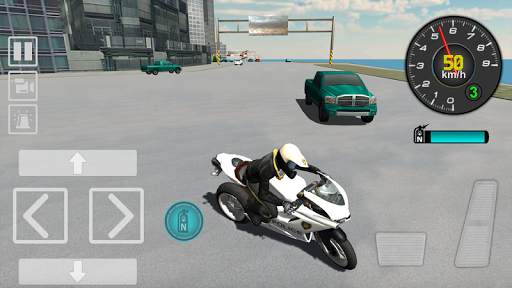 Police Motorbike Driving Simulator screenshot 6