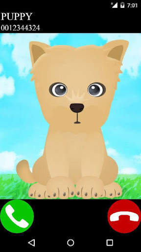 fake call puppy game screenshot 1