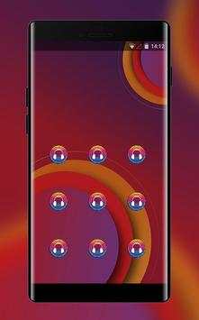 Lock theme for bright red jio phone wallpaper screenshot 2